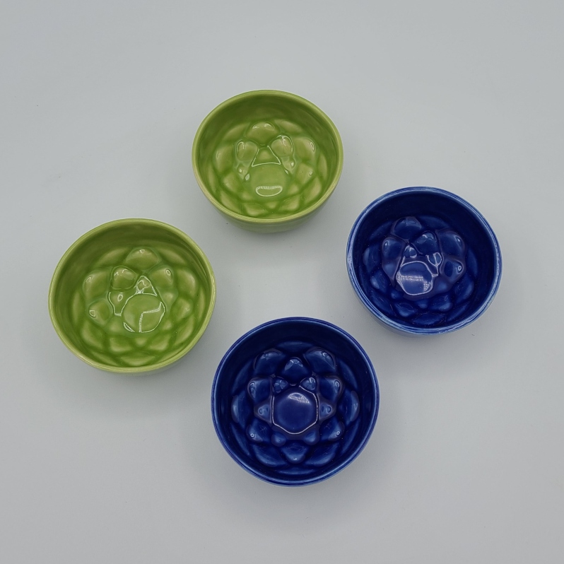David Ceramic Tasting Cups: Set of 4